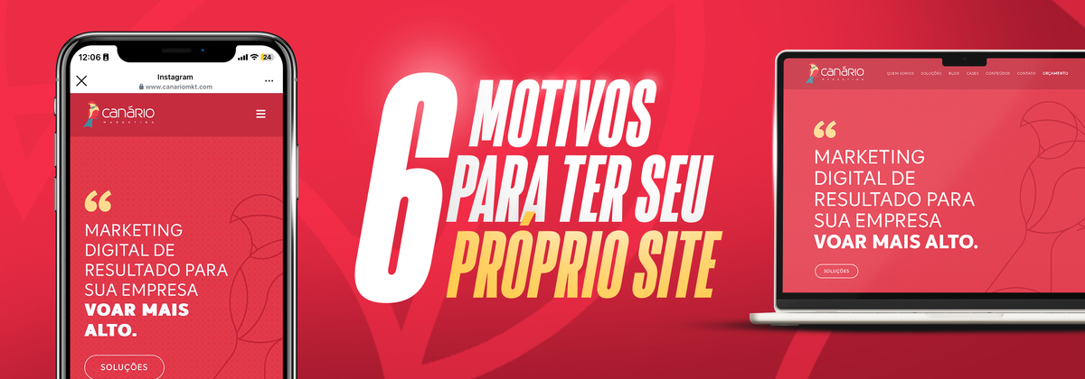 You are currently viewing 6 motivos para ter seu próprio site!